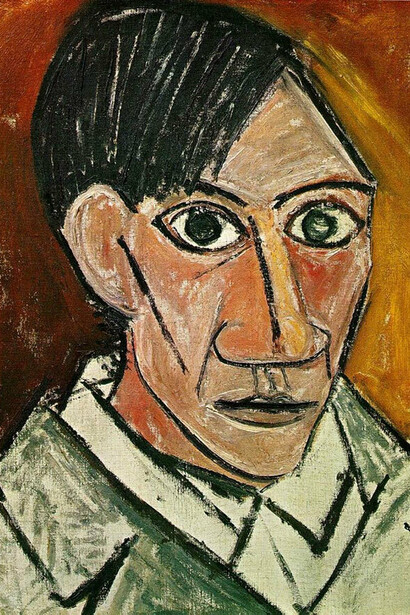 Autorretrato (1907) de Pablo Diego José Francisco de Paula Juan Nepomuceno María de los Remedios Cipriano de la Santísima Trinidad Ruiz y Picasso, 'Pablo Picasso' para los amigos