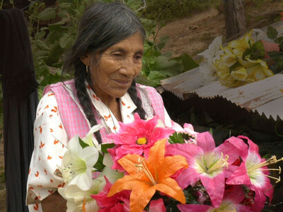 Pilar è la guaritrice del suo villaggio, Latuvi (Oaxaca, Messico) 