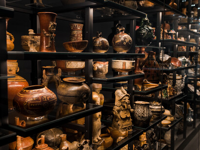 The ceramics space, exhibition view. Courtesy of Museum of Ethnography