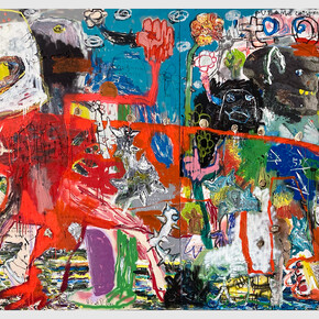 Untitled (There is No Such Thing as a Quantum Revolution en el Canpo), 2023. Courtesy of Allouche Gallery