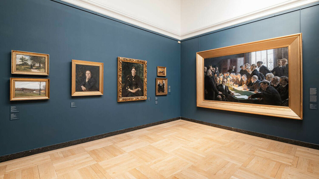 Various artists, Danish art 1780-1930, exhibition view. Courtesy of Glyptotek
