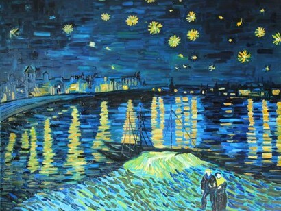 Vincent van Gogh, Notte stellata sul Rodano