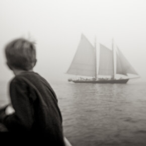 Kydd Mac and the Schooner, 2017, platinum-palladium, 8x10. 