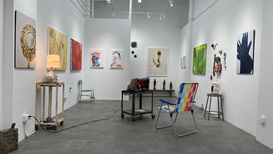 The Breaking Room, Nan Collymore, Julia Jalowiec and Pamela Sneed, installation view. Courtesy of Kates-Ferri Projects