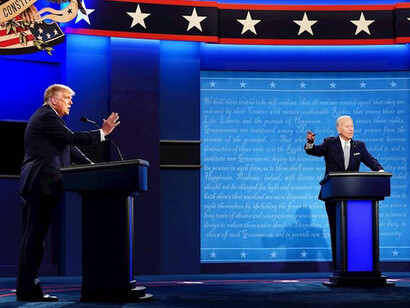 ¿Quién interrumpe a quién en el Primer debate presidencial entre Donald Trump y Joe Biden?