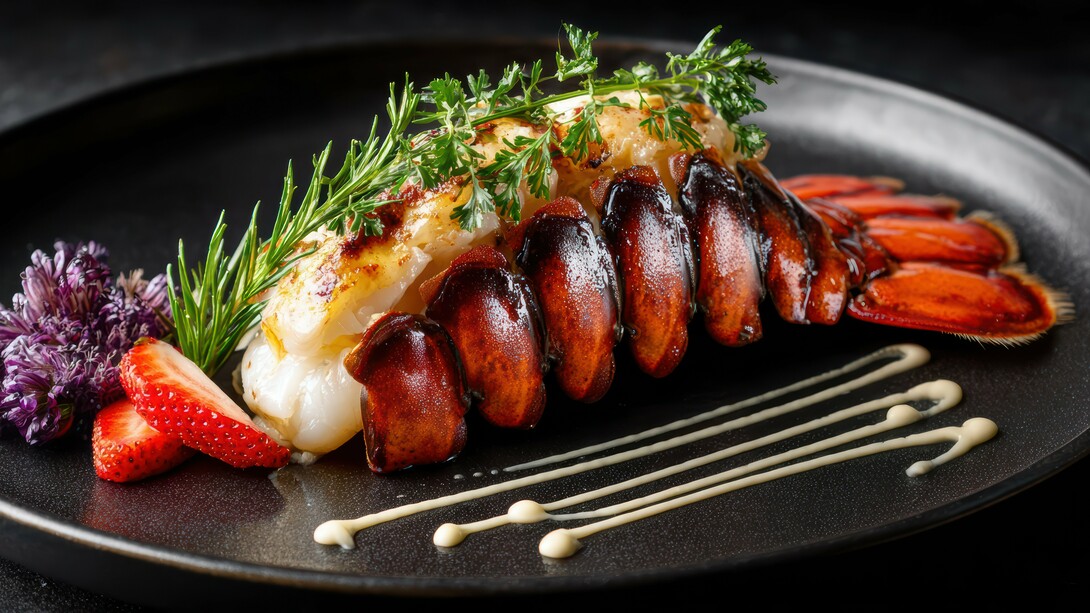 Lobster tail prepared as a premium culinary experience, symbolising the social prestige attached to certain foods