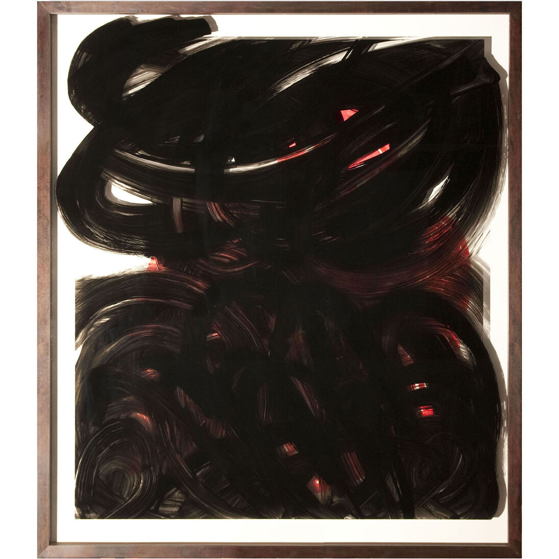 Julio Rondo, The Difference Between You And Me, 2015, Acrylic on glass, 110 x 95 cm, unique, Courtesy Bendana I Pinel Art Contemporain & artist