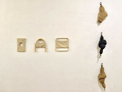 Installation view, Bamboo whispers, 2023. Courtesy of :iidrr Gallery