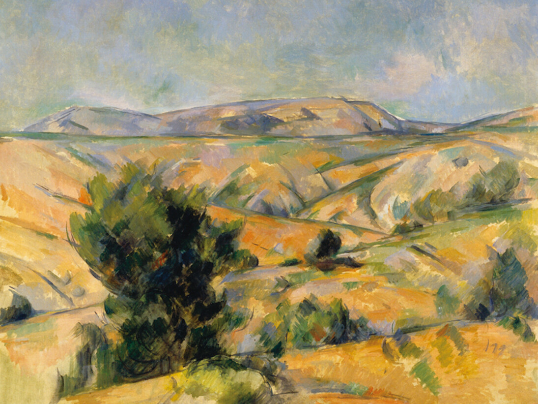 Paul Cézanne, "Mont Saint-Victoire Seen from Gardanne," 1892-95. Courtesy of Yokohama Museum 