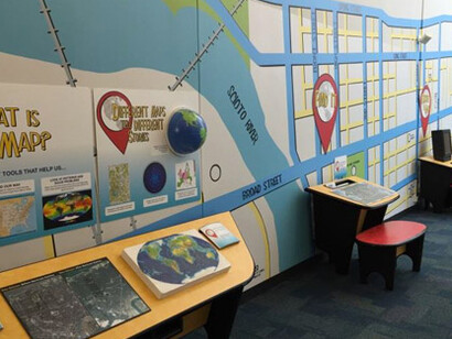 Hallway Exhibitions. Courtesy of COSI Columbus' Dynamic Hands-On Science Center