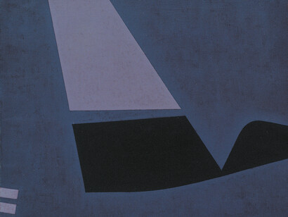 Arturo Bonfanti 1963_ Composizione 132, 1963, olio su tela, cm 46x55