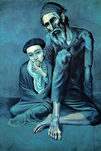 Pablo Picasso.«Old blind with child» (1903)