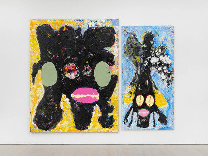 Jack Kabangu, Barndommens drømme, exhibition view. Courtesy of Beers
