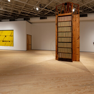 Theaster Gates, The gift and the renege, exhibition view. Courtesy of the Contemporary Arts Museum