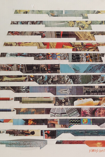 Robert Rauschenberg, Star in motion, 1982. Courtesy of Gagosian Gallery