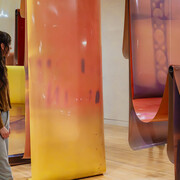 Lotus L. Kang, I hear the hollow boom of time, exhibition view. Courtesy of Frye Art Museum