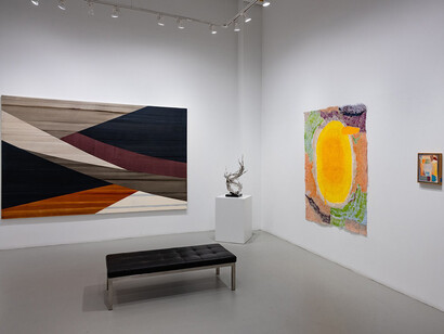 Various artists, Winter group show, exhibition view. Courtesy of Sundaram Tagore Gallery