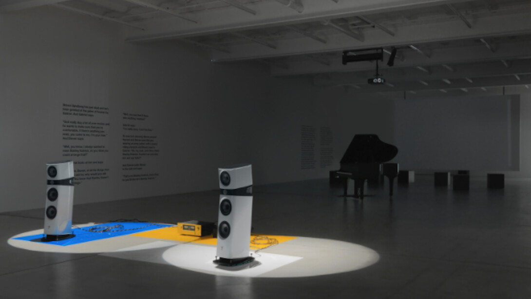 Liam Gillick, Exhibition view. Courtesy of Galerie Eva Presenhuber