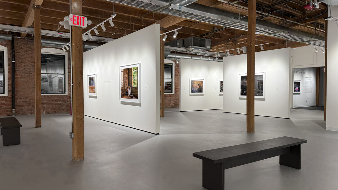 Rania Matar, Where do I go لوين روح, exhibition view. Courtesy of Robert Klein Gallery