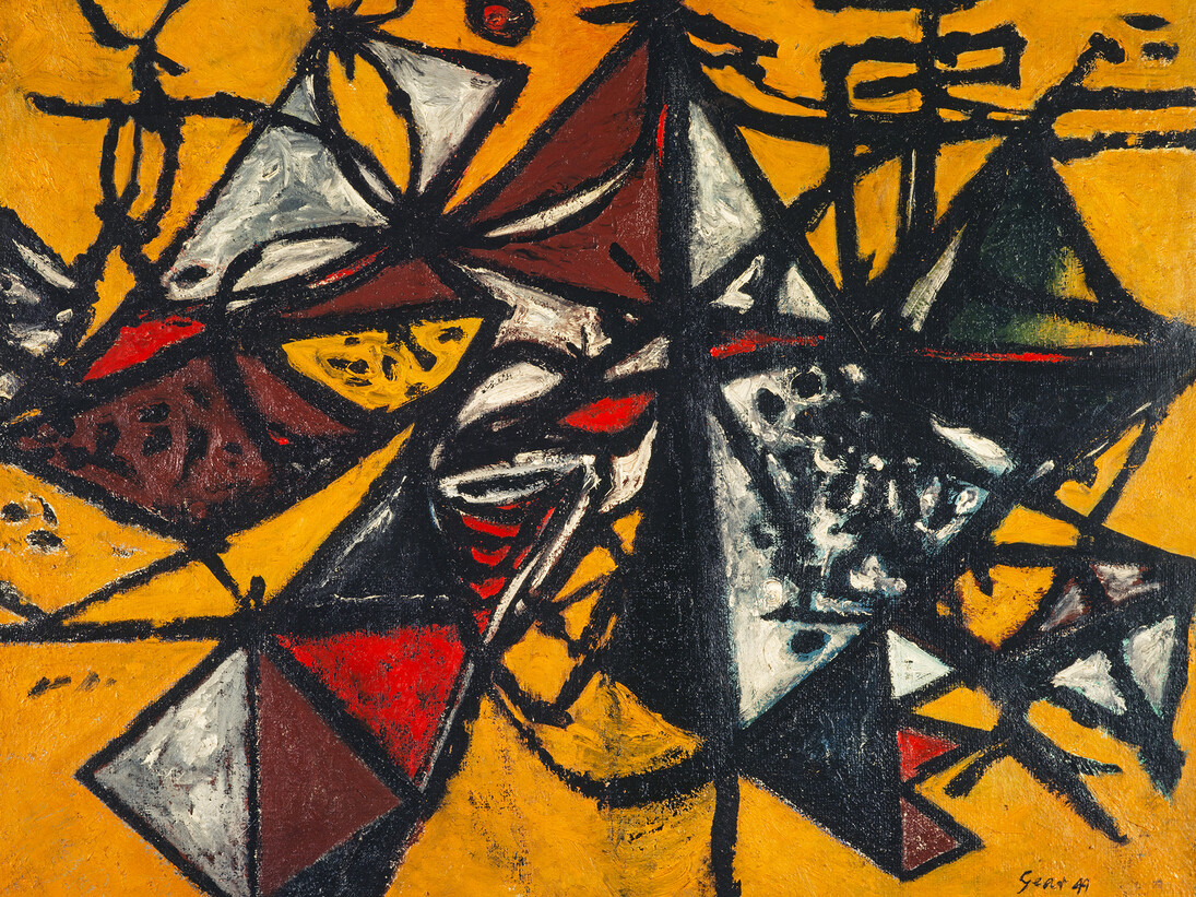 William Gear, Landscape, 1949, Copyright the Artist's Estate, Scottish National Gallery of Modern Art