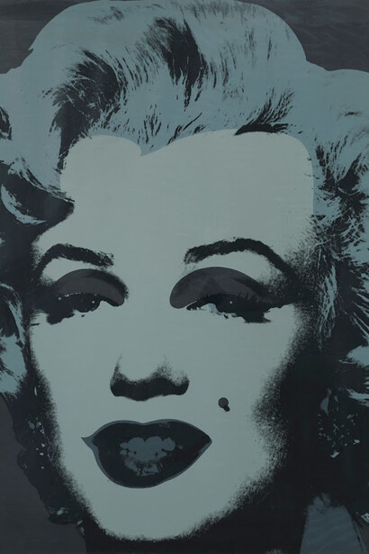 Andy Warhol, 
(Pittsburg, PA, Stati Uniti, 1928 – New York, NY, Stati Uniti, 1987),
Marilyn, dettaglio,
[1967]
Serigrafia, 85 x 92 cm,
Museo del Novecento - Donazione Bertolini 


