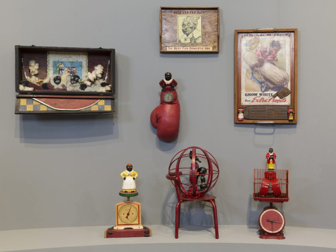 Betye Saar. Uneasy Dancer, Exhibition view. Courtesy of Fondazione Prada