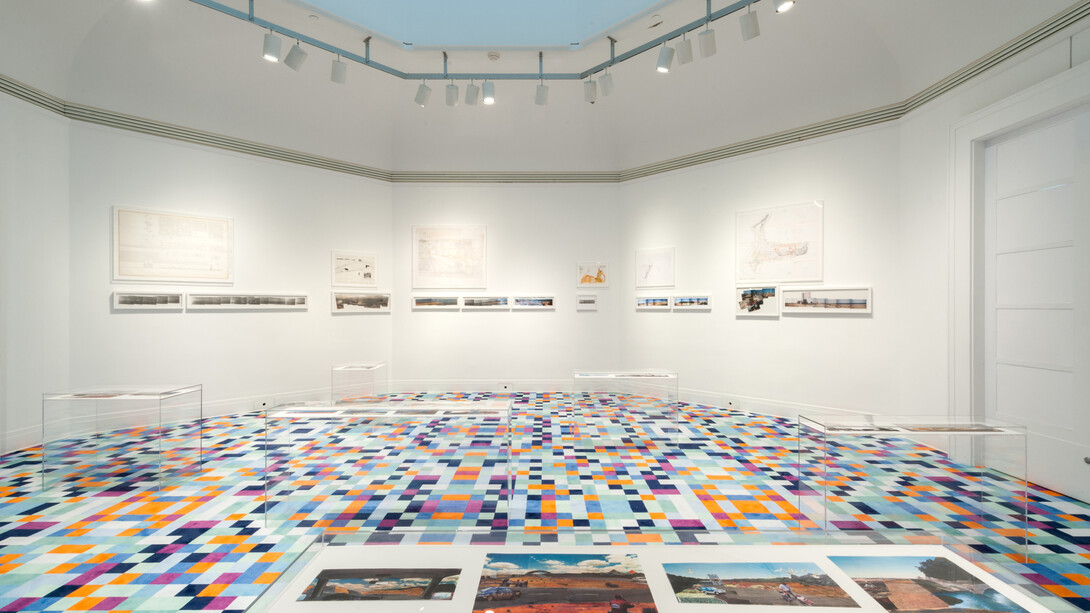 Installation view of the exhibition “Landscapes of the Hyperreal: Ábalos & Herreros selected by SO – IL“ at the Canadian Centre for Architecture, 2015. © CCA, Montréal