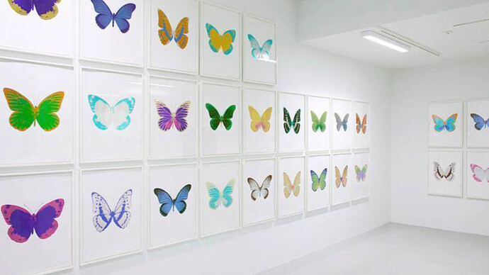Damien Hirst. Courtesy of Samuel Owen Gallery