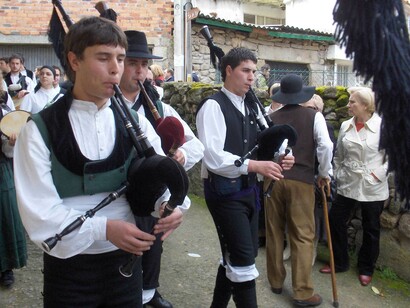 Galician bagpipers