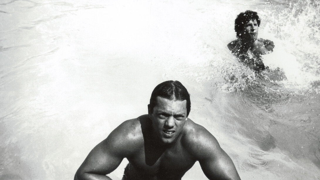 Andy Warhol, Men in pool, 1982. Courtesy of Hedges Projects