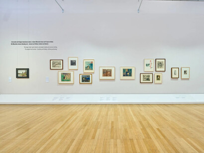 Edvard Munch, Angst, ausstellungsansicht. Mit freundlicher genehmigung der Kunstsammlungen Chemnitz