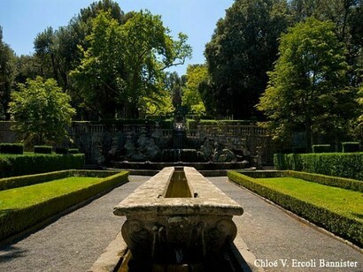 Walking around the gardens of Villa Lante is very relaxing