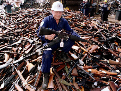 The spread of weapons in the US