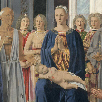 Piero della Francesca, Pala di Brera, particolare