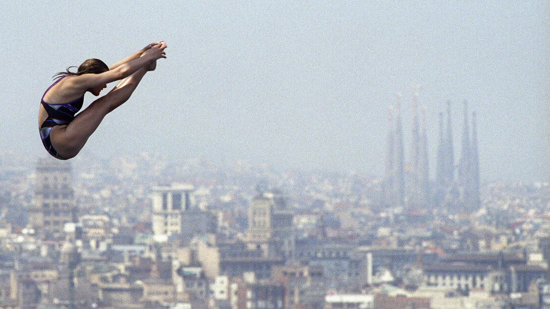 Competencia de salto de trampolín en los JJOO Barcelona 1992