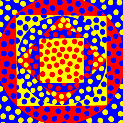 Bruce Cahn, Small mandala III. Per gentile concessione della Galleria Cross Contemporary Art