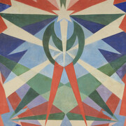 Giacomo Balla, Genio futurista (dettaglio), 1925. Cortesia di Mart