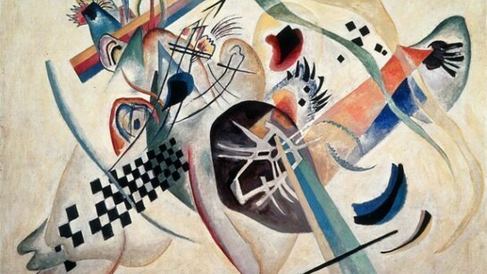 Wassily Kandinsky, Composizione in bianco I, 1920, olio su tela, San Pietroburgo, Museo di Stato Russo © Wassily Kandinsky, by SIAE 2012