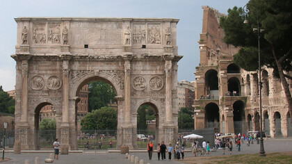 L’arco di Costantino a Roma