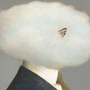Gérard Dubois, "Constructing the Modern Mind", Scientific American Mind Magazine, acrylic on paper and digital. Courtesy of The Museum of Illustration at the Society of Illustrators