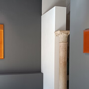 Riccardo De Marchi, Paolo Serra e Marco Tirelli, Luce trattenuta, vista della mostra. Cortesia di Marcorossi Artecontemporanea