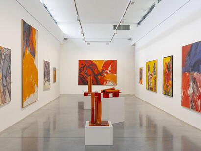 Josef Mikl, Works from 6 decades, exhibition view. Courtesy of Danubiana
