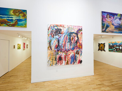 Various artists, Pluperfect an action of continued relevance, exhibition view. Courtesy of 81 Leonard Gallery