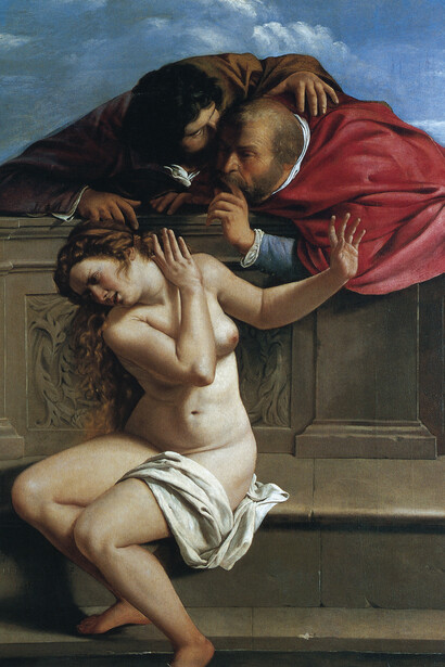 Artemisia Gentileschi, Suzanne et les vieillards, 1610. Courtesy of Musée Jacquemart-André