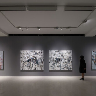 Motives of Lines. Courtesy of Pearl Lam Galleries 