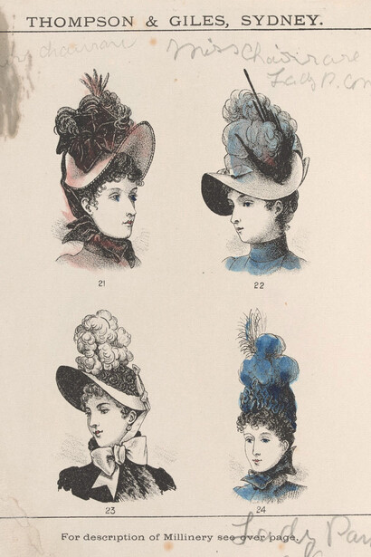 Repurposed. Creative reuse in the library collection, artwork in exhibition. Courtesy of Museums of History NSW