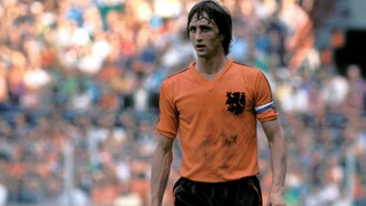 Johan Cruyff als Kapitän der Elftal
