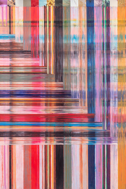 Joe Rudko, Orange weave (detail), 2026. Courtesy of PDX Contemporary Art 
