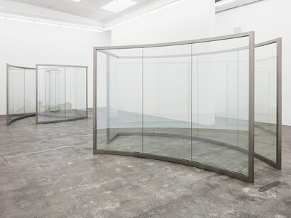 Dan Graham, Dan's World (2018). Courtesy of Galleri Nicolai Wallner and the artist. Photo: Anders Sune Berg
