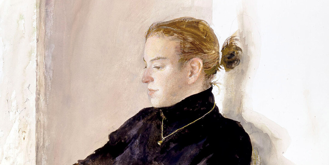 Andrew Wyeth (American, 1917– 2009), Victoria, 1999, Watercolor on paper, Bank of America Collection, © 2017 Andrew Wyeth / Artists Rights Society (ARS), New York